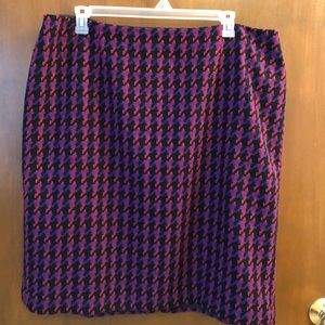 Talbots wool blend skirt